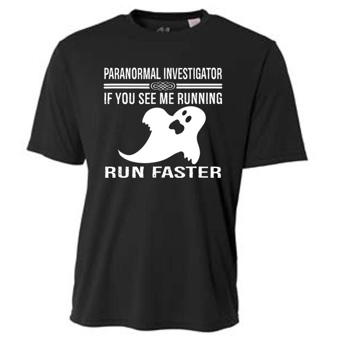 Paranormal Investigator Ghost Hunting Cooling Performance Crew T-Shirt