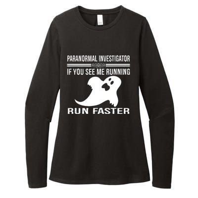 Paranormal Investigator Ghost Hunting Womens CVC Long Sleeve Shirt