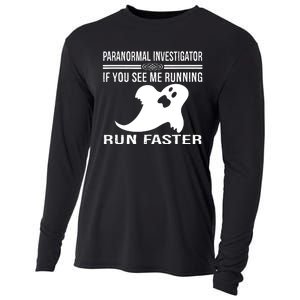 Paranormal Investigator Ghost Hunting Cooling Performance Long Sleeve Crew