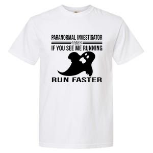 Paranormal Investigator Ghost Hunting Garment-Dyed Heavyweight T-Shirt