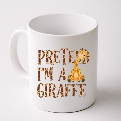 Pretend IM Giraffe Halloween Coffee Mug