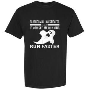 Paranormal Investigator Ghost Hunting Garment-Dyed Heavyweight T-Shirt