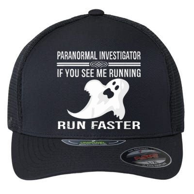 Paranormal Investigator Ghost Hunting Flexfit Unipanel Trucker Cap