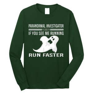 Paranormal Investigator Ghost Hunting Long Sleeve Shirt