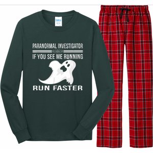 Paranormal Investigator Ghost Hunting Long Sleeve Pajama Set