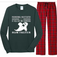 Paranormal Investigator Ghost Hunting Long Sleeve Pajama Set