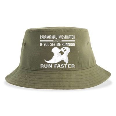 Paranormal Investigator Ghost Hunting Sustainable Bucket Hat