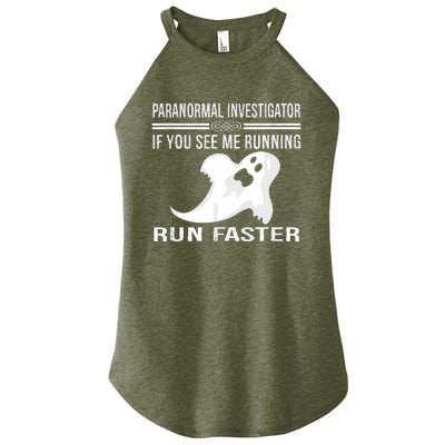 Paranormal Investigator Ghost Hunting Women's Perfect Tri Rocker Tank