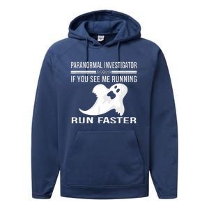 Paranormal Investigator Ghost Hunting Performance Fleece Hoodie