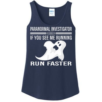 Paranormal Investigator Ghost Hunting Ladies Essential Tank