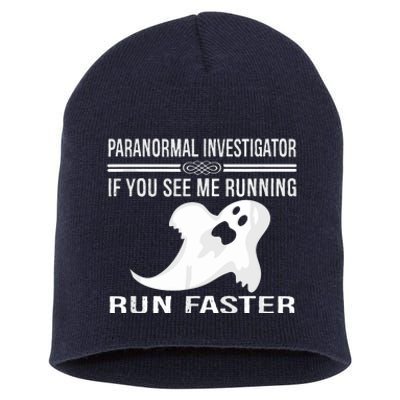 Paranormal Investigator Ghost Hunting Short Acrylic Beanie