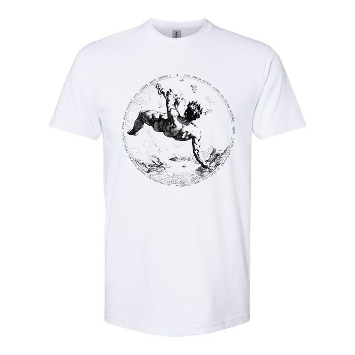 Phaeton Icarus Greek Mythology Goth Aesthetic Softstyle CVC T-Shirt