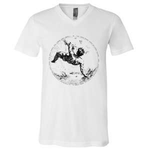 Phaeton Icarus Greek Mythology Goth Aesthetic V-Neck T-Shirt