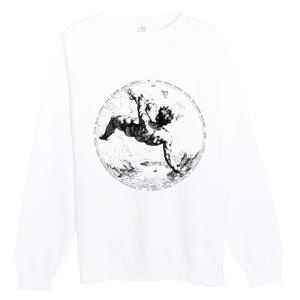 Phaeton Icarus Greek Mythology Goth Aesthetic Premium Crewneck Sweatshirt