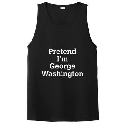 Pretend IM George Washington Costume Halloween History PosiCharge Competitor Tank