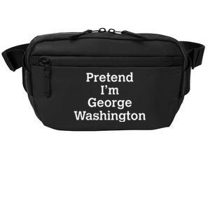 Pretend IM George Washington Costume Halloween History Crossbody Pack