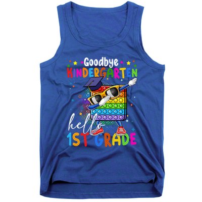 Pop It Goodbye Kindergarten Hello 1St Grade Graduation Great Gift Tank Top