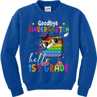 Pop It Goodbye Kindergarten Hello 1St Grade Graduation Great Gift Kids Sweatshirt