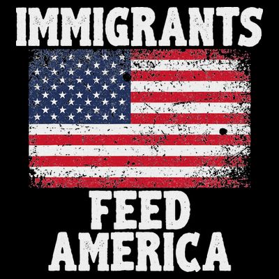 Pro Immigration Gift Immigrants Feed America T-Shirt