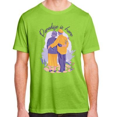 Paradise Is Here Alder Couple Adult ChromaSoft Performance T-Shirt