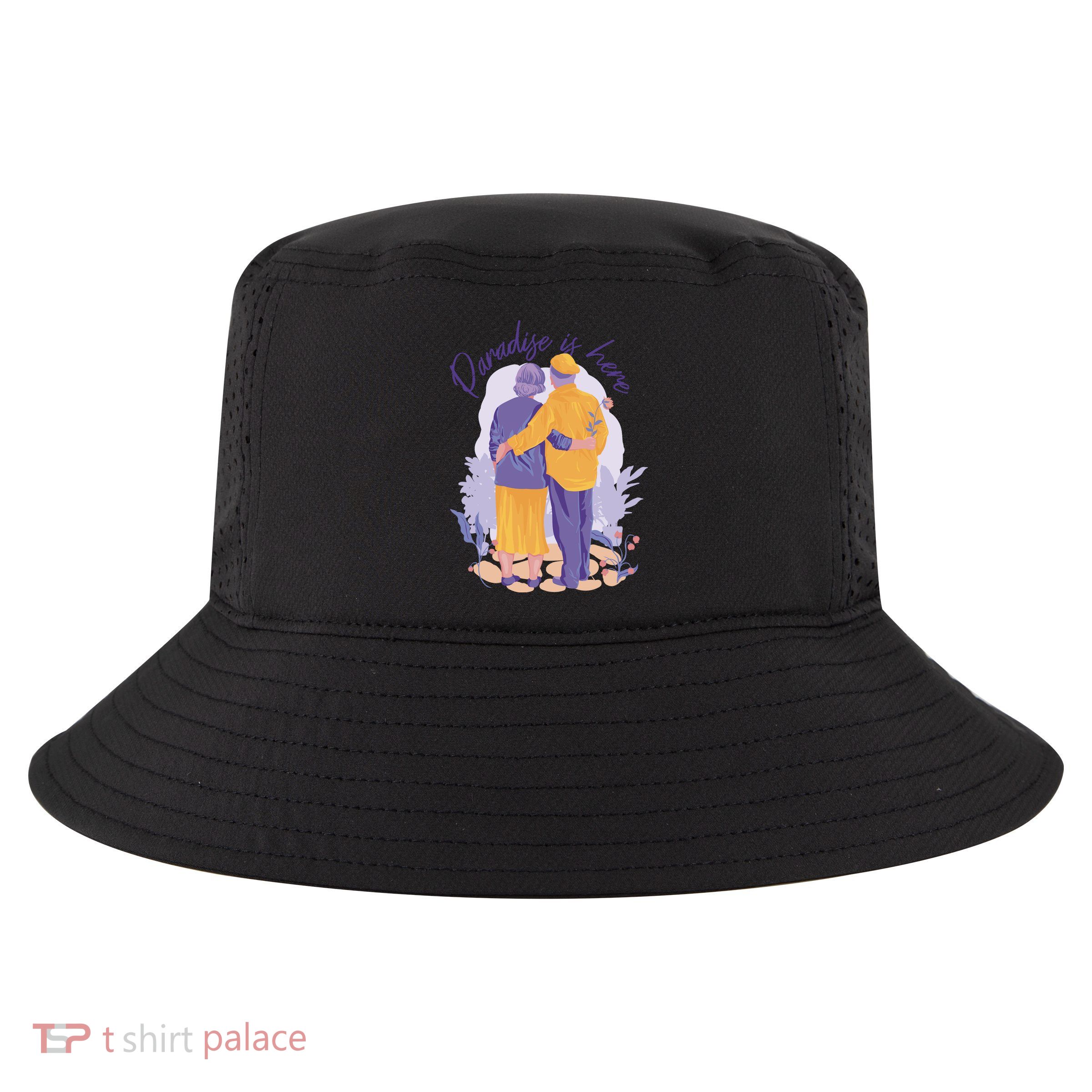 Paradise Is Here Alder Couple Cool Comfort Performance Bucket Hat