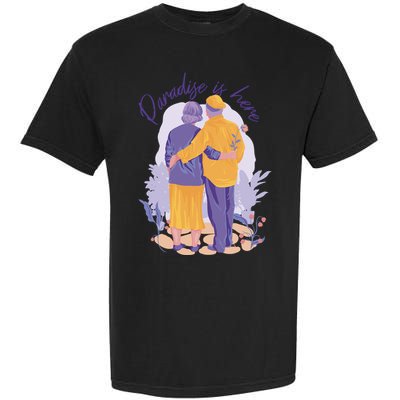 Paradise Is Here Alder Couple Garment-Dyed Heavyweight T-Shirt