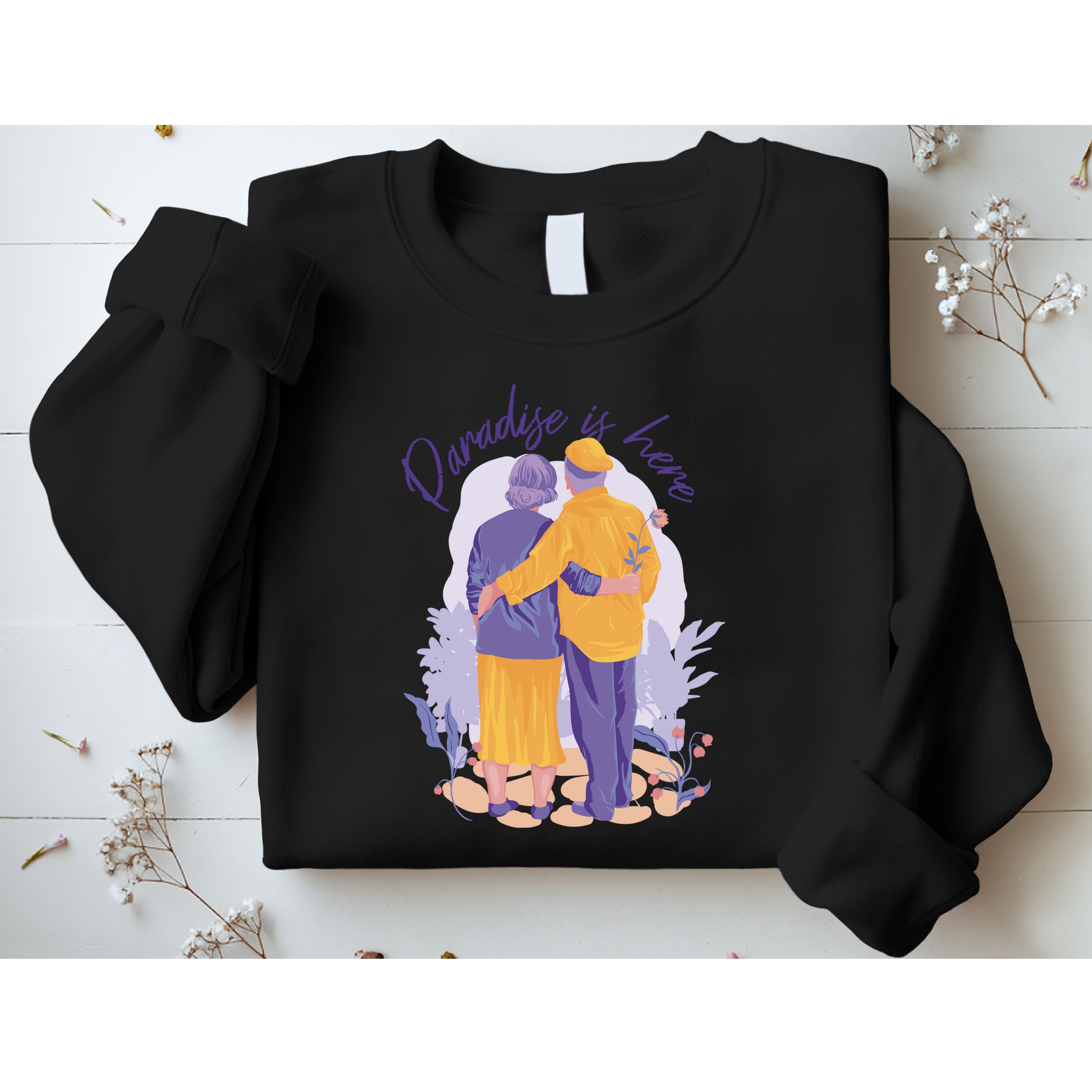 Paradise Is Here Alder Couple Sweatshirt