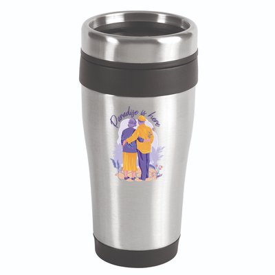 Paradise Is Here Alder Couple 16oz Travel Tumbler