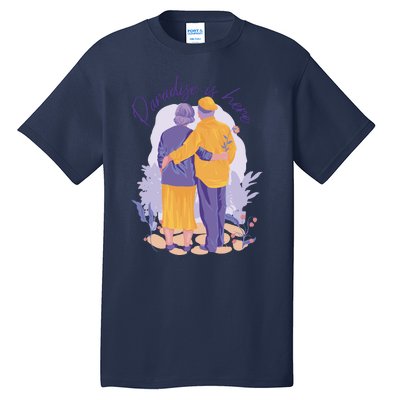 Paradise Is Here Alder Couple Tall T-Shirt