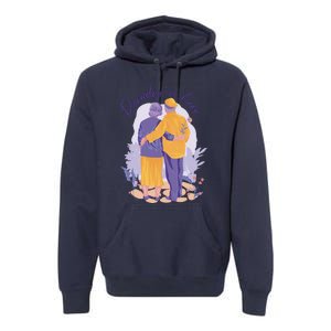 Paradise Is Here Alder Couple Premium Hoodie