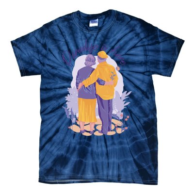 Paradise Is Here Alder Couple Tie-Dye T-Shirt