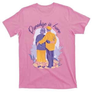 Paradise Is Here Alder Couple T-Shirt