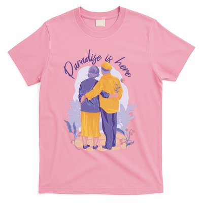 Paradise Is Here Alder Couple T-Shirt