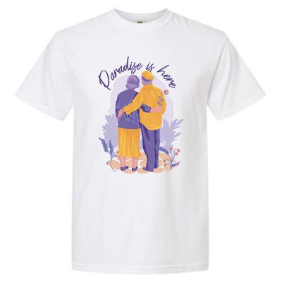 Paradise Is Here Alder Couple Garment-Dyed Heavyweight T-Shirt