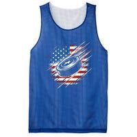 Patriotic Ice Hockey 4th Of July Usa American Flag Cool Gift Mesh Reversible Basketball Jersey Tank