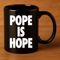 Pope Is Hope 11oz C Handle Ceramic Mug
