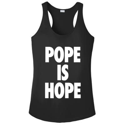 Pope Is Hope Ladies PosiCharge Competitor Racerback Tank