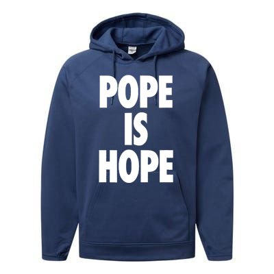 Pope Is Hope Performance Fleece Hoodie