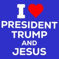 Patriotic I Heart Love President Trump And Jesus Usa Maga Gift Sweatshirt