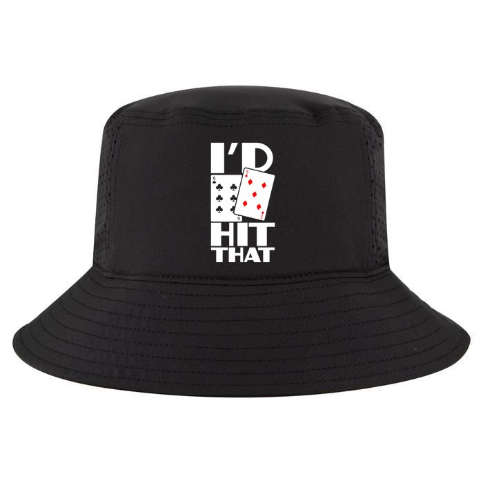 Poker ID Hit That Gambling Texas Hold Em Card Game Cool Comfort Performance Bucket Hat
