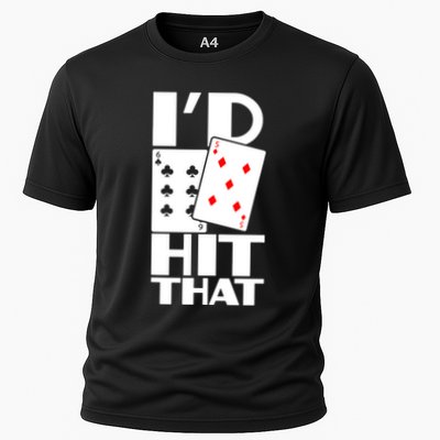 Poker ID Hit That Gambling Texas Hold Em Card Game Performance Shirt