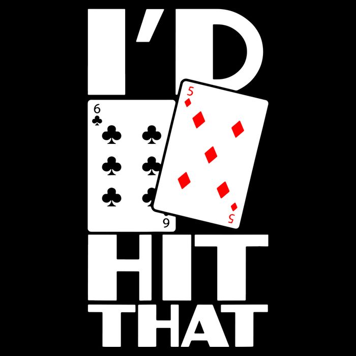 Poker ID Hit That Gambling Texas Hold Em Card Game Cooling Performance Crew T-Shirt