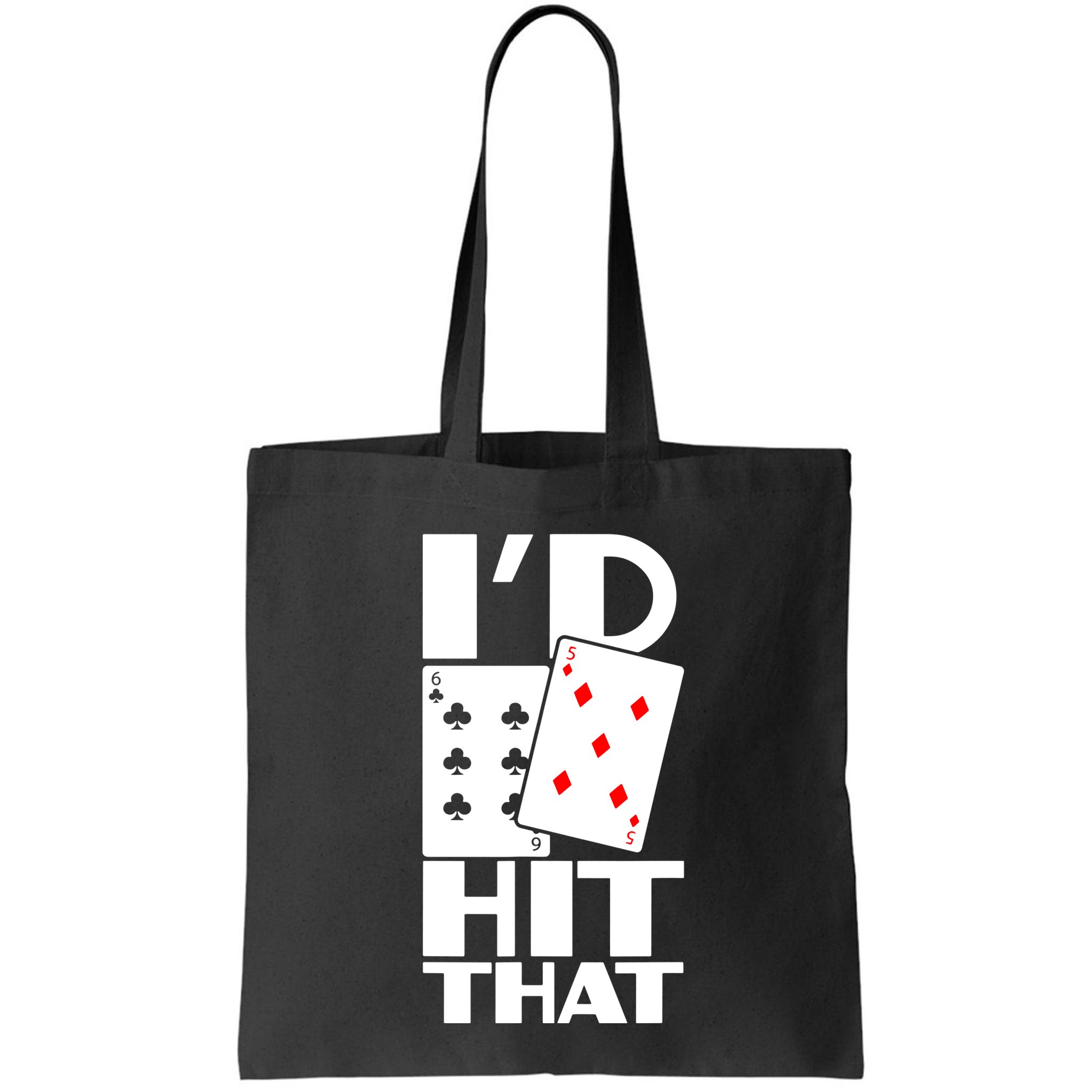 Poker ID Hit That Gambling Texas Hold Em Card Game Bag