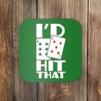 Poker ID Hit That Gambling Texas Hold Em Card Game Coaster