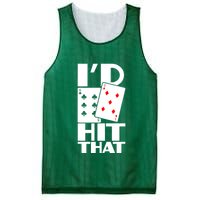 Poker ID Hit That Gambling Texas Hold Em Card Game Mesh Reversible Basketball Jersey Tank