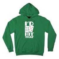 Poker ID Hit That Gambling Texas Hold Em Card Game Tall Hoodie