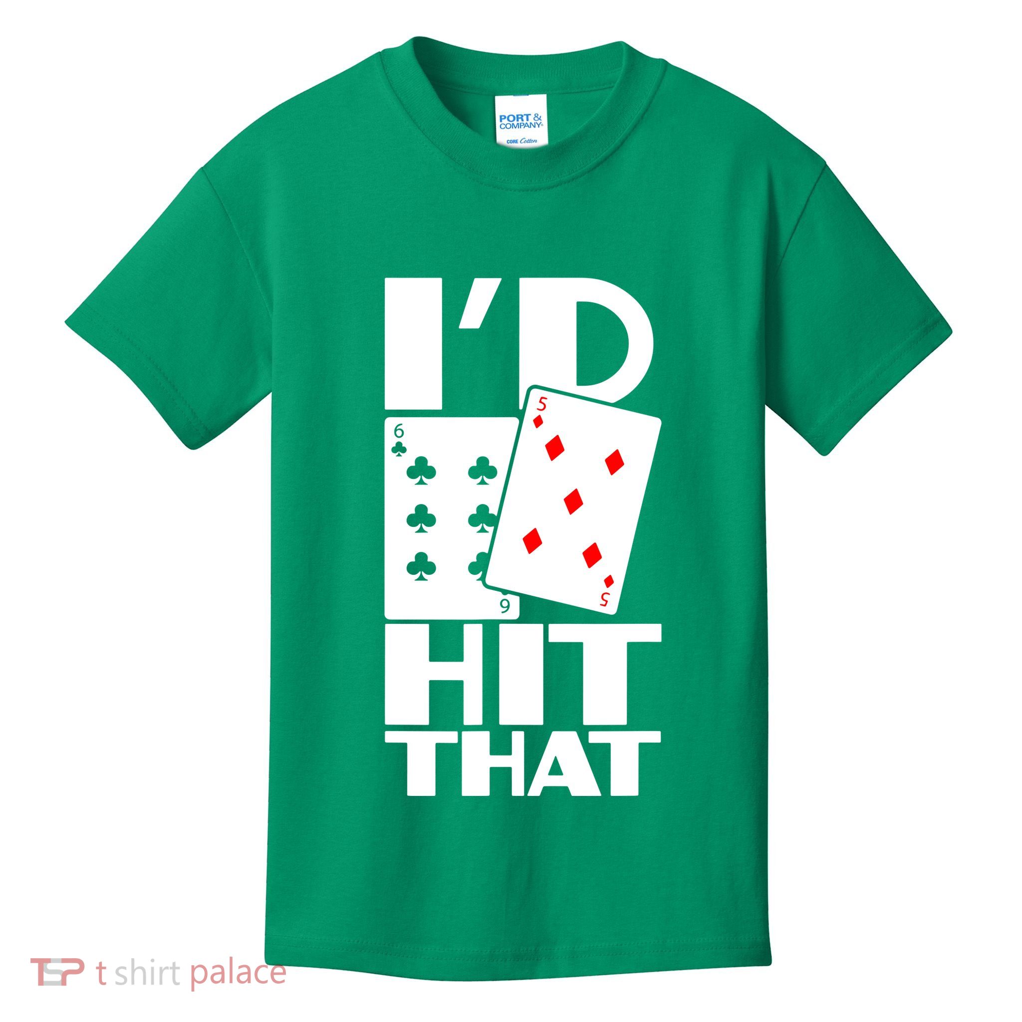 Poker ID Hit That Gambling Texas Hold Em Card Game Kids T-Shirt