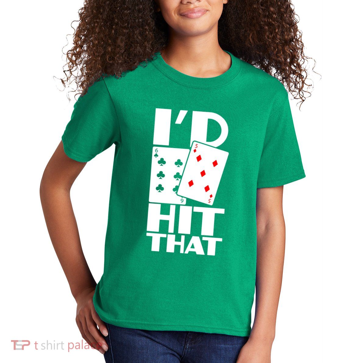 Poker ID Hit That Gambling Texas Hold Em Card Game Kids T-Shirt