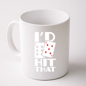 Poker ID Hit That Gambling Texas Hold Em Card Game Coffee Mug