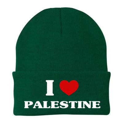 Palestine I Heart Palestine Souvenir I Love Palestine Knit Cap Winter Beanie